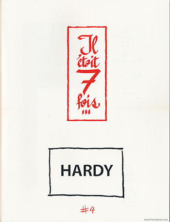 porte folio Il était 7 fois Marc Hardy